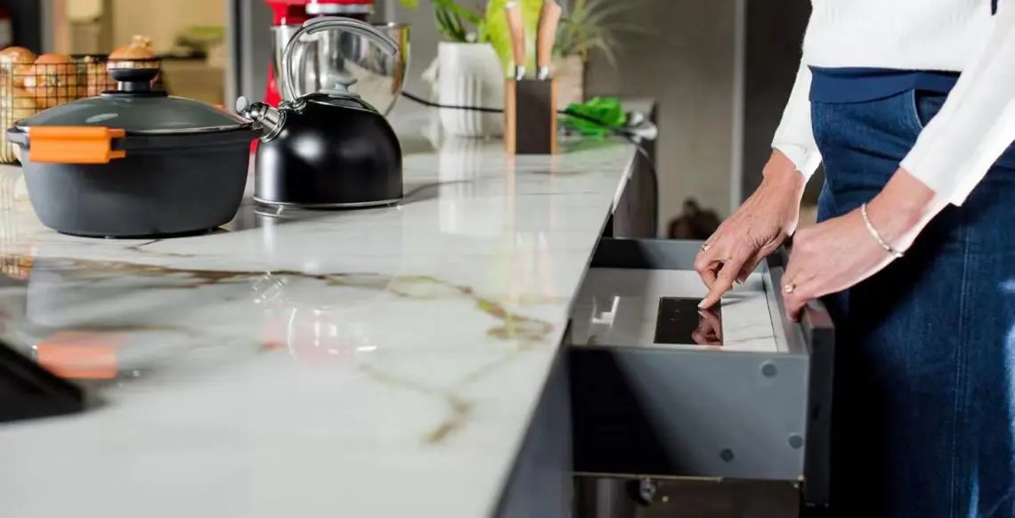 Hidden Induction Cooktop Invisible Built in Herd Magnetic Under Granite Ceramic Stove Hob Stovetop Commercial Induction Cooker