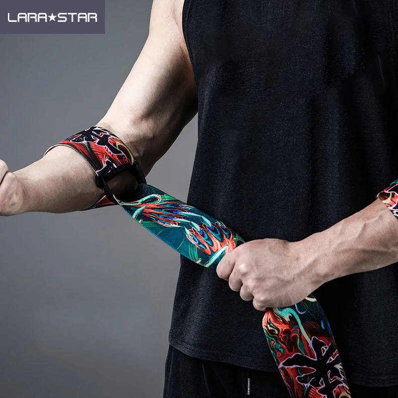 LS0523 Customized Printing Elbow Wraps Fitness Elbow Brace Compression Support Sleeve