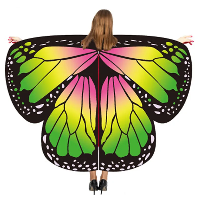 
Женские крылья-бабочки, шаль-бабочка, Женская сказочная накидка, наряд в стиле куклы, аксессуар для Хэллоуина, L0172 