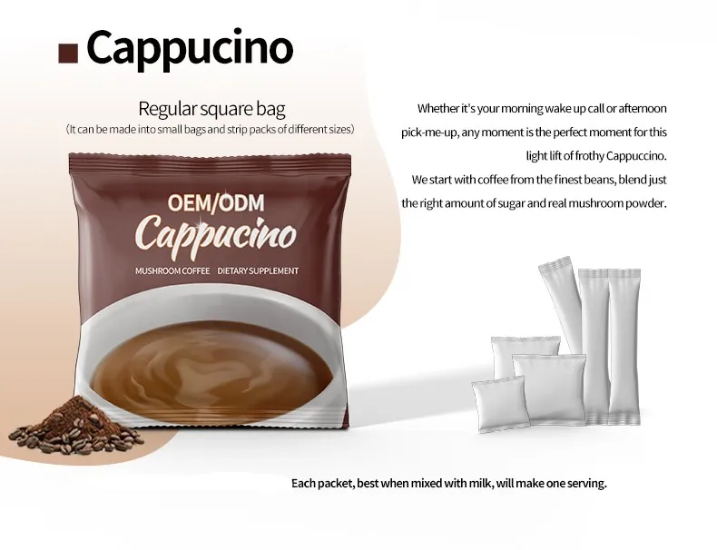 Organic Mushroom Powder Blend Private Label Mushroom Powder Coffee