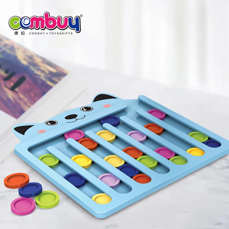 Внимание обучающая Интерактивная игровая доска diy Шахматная логика развивающие игрушки