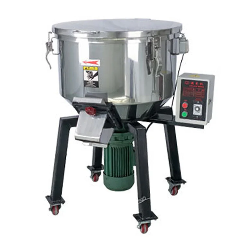 Factory Direct Sale 100kg Color Powder Resin Mixing Machine Plastic Granules Mixer Blender Low Speed Plastic Recycling Mixer