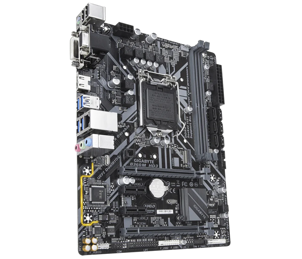 GIGABYTE B360M HD3 Motherboard B360 ATX Motherboard for Gaming Intel B360  Motherboard in Used| Alibaba.com