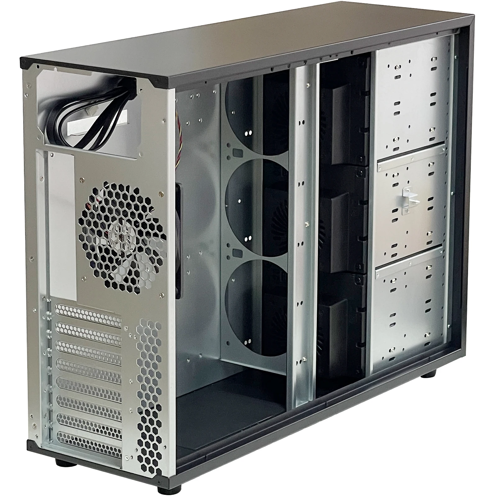 ZhenLoong Full Tower PC Case for ITX, MATX, ATX & EEB with