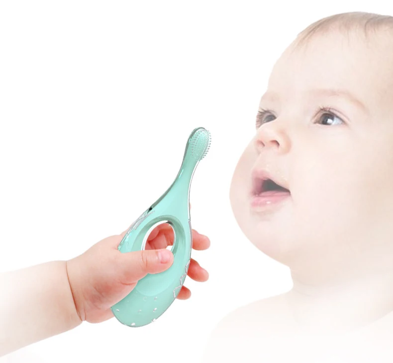 Silicone Kids Teether Training Toothbrushes For Children Baby Toothbrush Infant Newborn Brush Tool