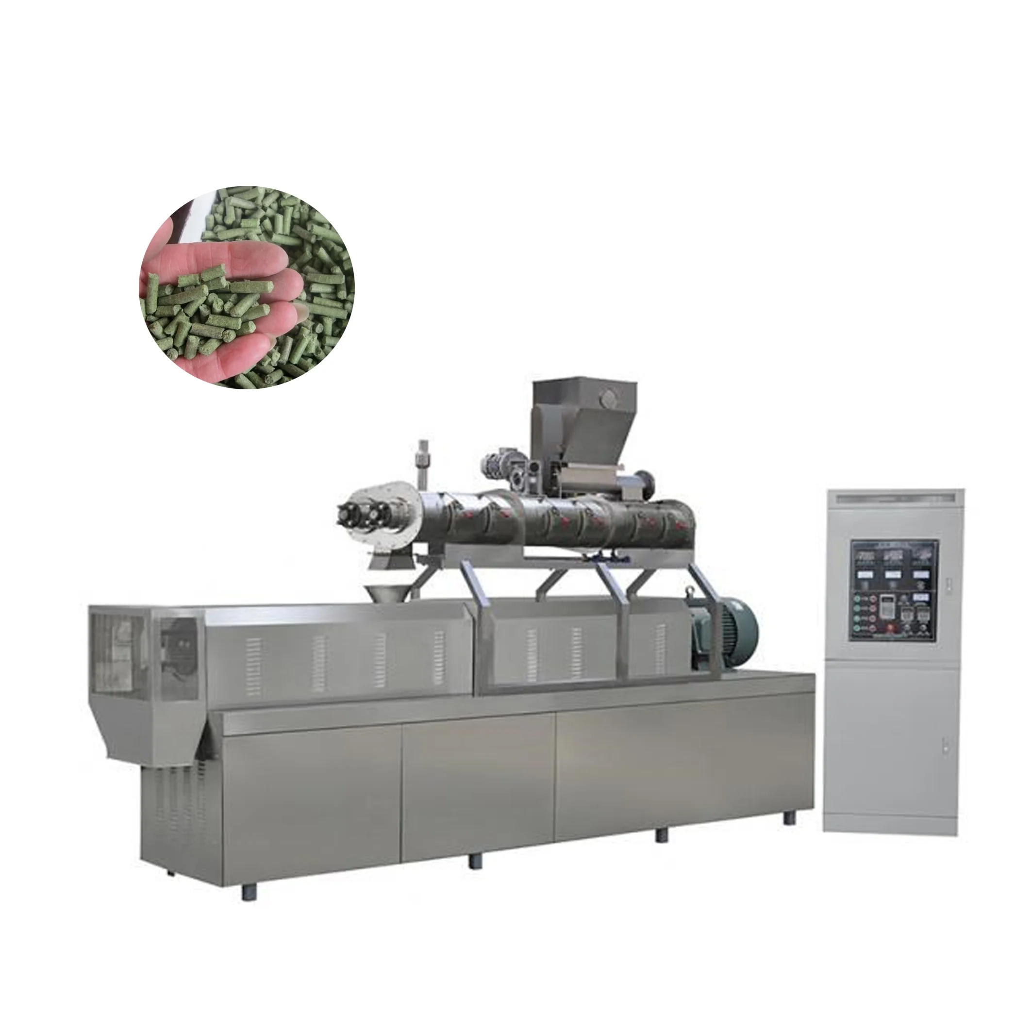Poultry Feed Pellet Making Machine Floating Fish Feed Production Line
