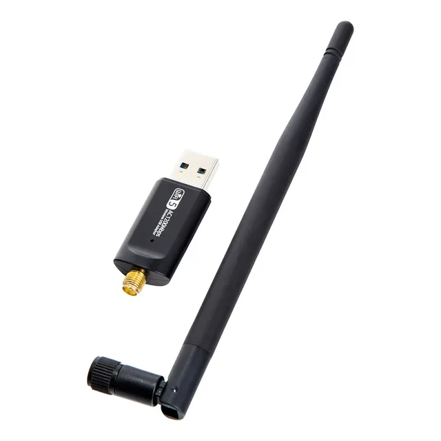 Factory Wholesale  AX1300M Wireless Network Card 2.4G/5.8G USB 3.0 Dual Frequency 11AC Computer External Wifi5 Receiver