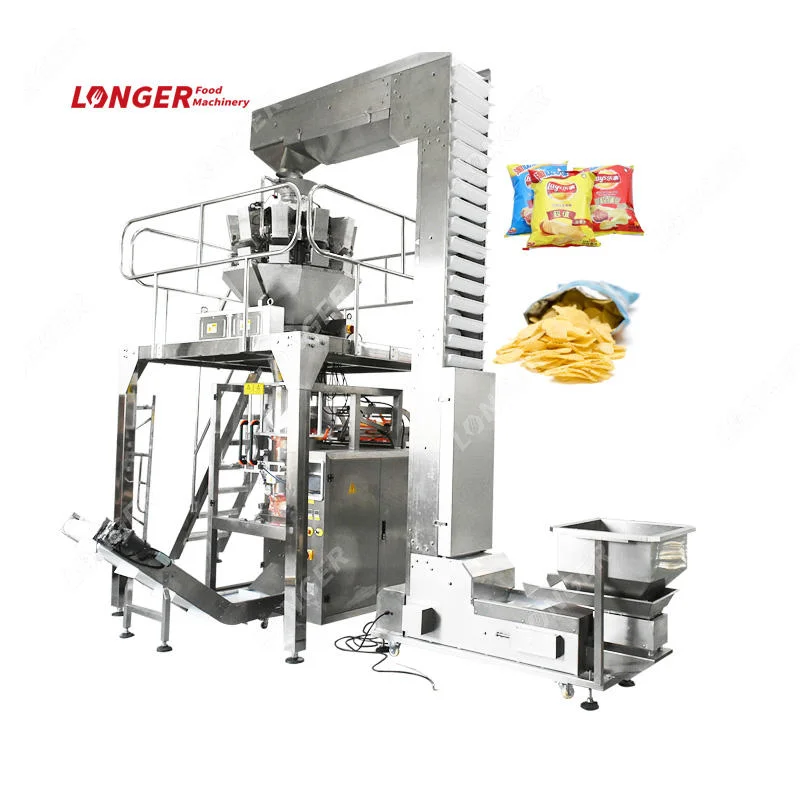 Factory Price Automatic Small Lays Potato Chips Packing Machine with Nitrogen