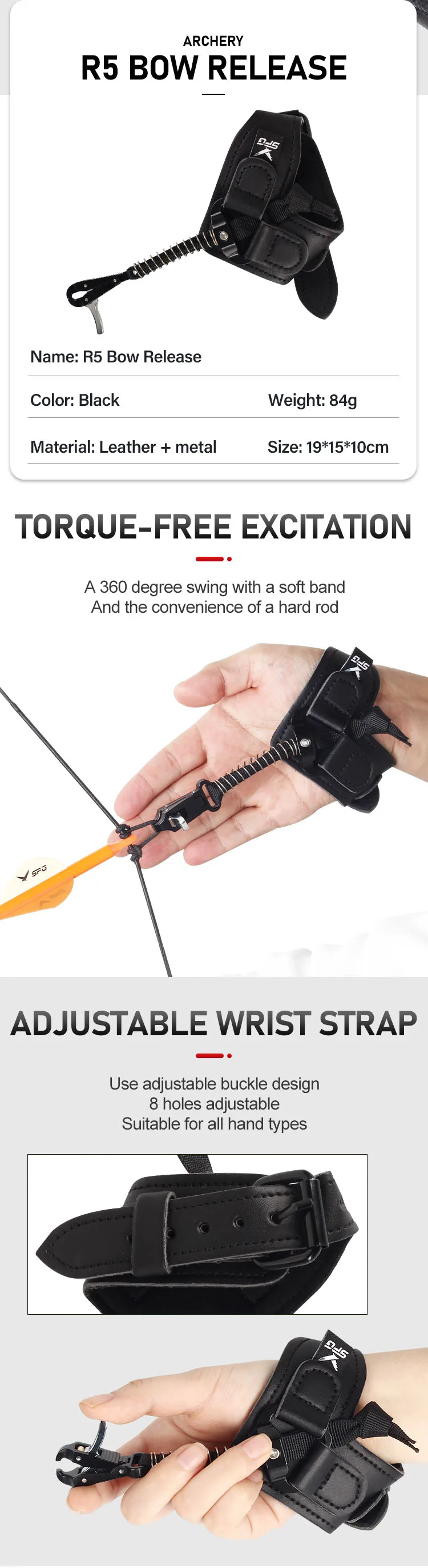 Spg Bow Release Archery Compound Bows Accessories Set Professional