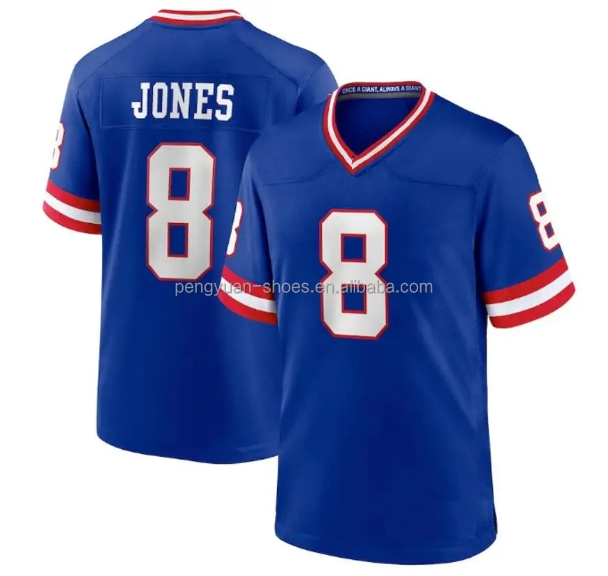 Wholesale Custom #8 Daniel Jones #26 Saquon Barkley #5 Kayvon