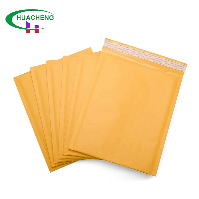 Custom Light Weight Waterproof 4x8 Yellow Kraft Bubble Envelope Hot ...