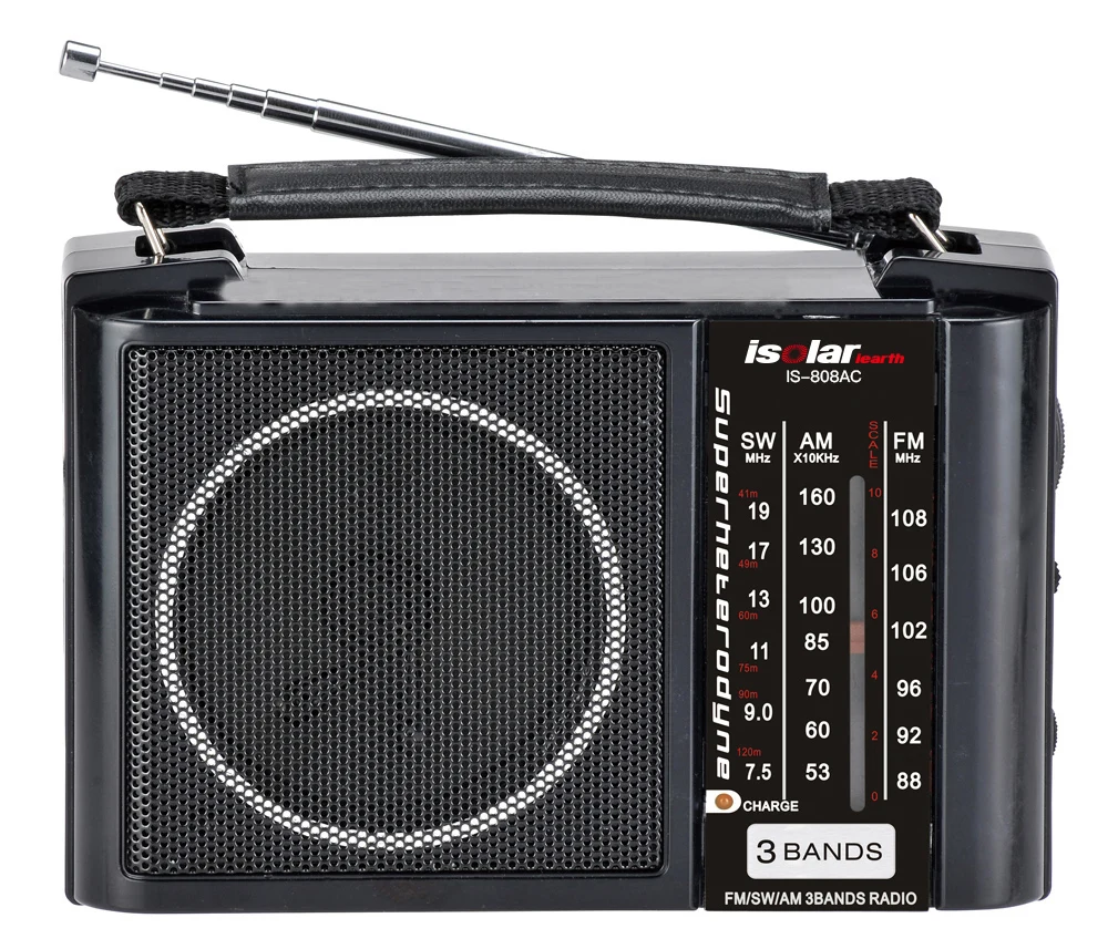 高品質受信 卓上ラジオ 屋内向け マルチバンド短波ラジオ FM SW AM対応