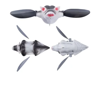 Bionic 3D Bat Fishing Lure, Floating Design, 95mm 28g, Sound Wobbling Action, Treble Hook, for Bass Pike – Hooks – view 5