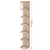 Log color seven-layer shelf