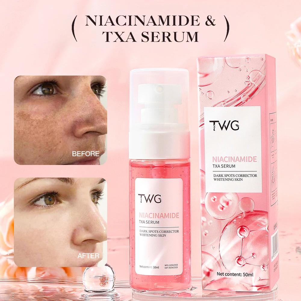 TWG Wholesale Tea Tree Extract Niacinamide&TXA Dark Spots Serum Anti Acne Whitening Skin Care Serum Moisturizing Anti Acne Serum