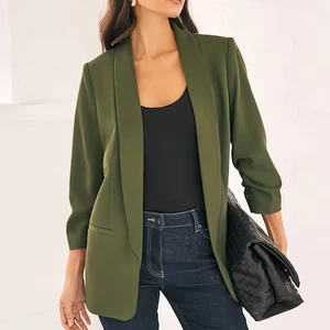 Wholesale Custom Woven Eco-Friendly Anti-Wrinkle Women's Casual Blazers New Style
