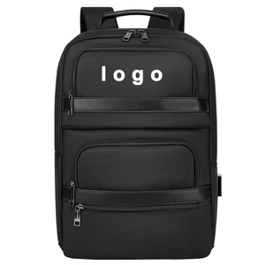 Customized Logo Men's Business Backpack 1680D Waterproof  Commuting Outdoor Travel Laptop Backpack