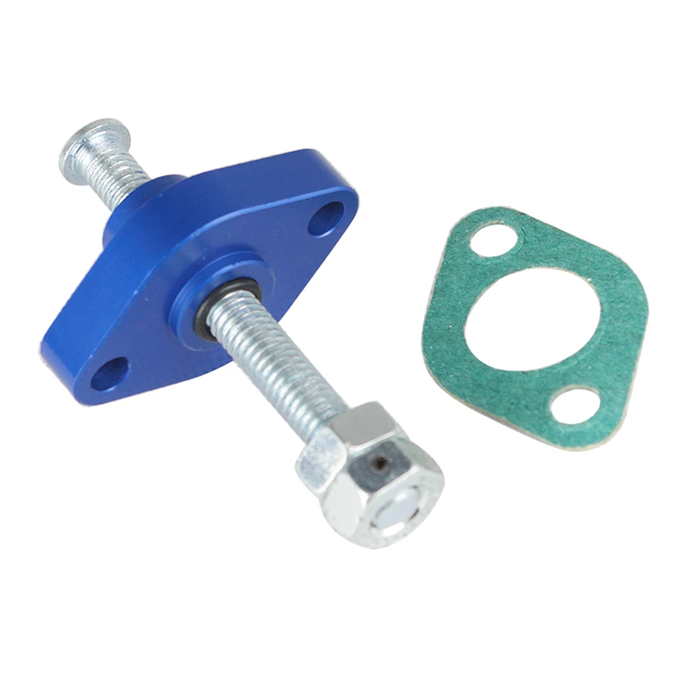 Blue CNC Manual Cam Chain Tensioner For Suzuki DRZ 400 E/S/SM 00-05 06 07 08 09