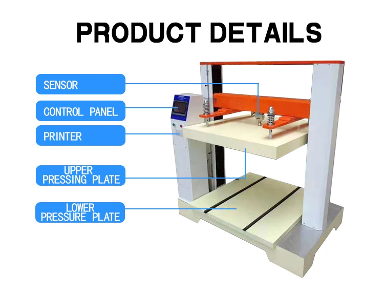 High Quality Carton Compression Strength Test Equipment Corrugated Box Tester Paper Test Equipment