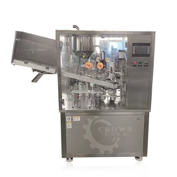 Cream filling machine plastic tube filling and sealing machine, soft tube filler and sealer, high speed performance
