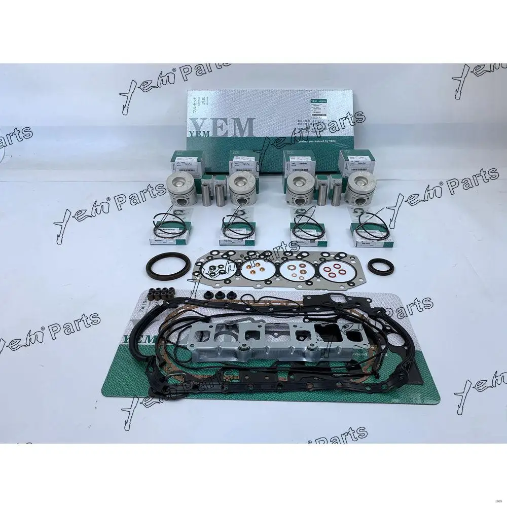 Engine Piston Kit With Piston Pin Fit for Isuzu 4JB1 Agricultural Spare Parts