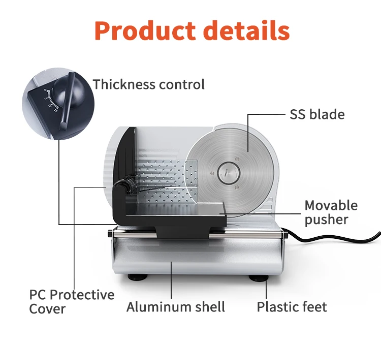 Kitchen Cutting Machine Adjustable Thickness Stainless Steel Blade ...