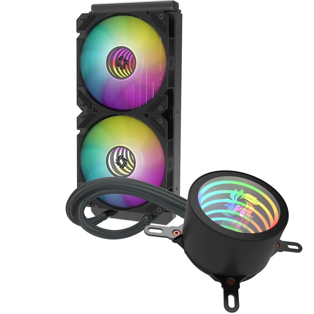 Pc Cpu Liquid Cooler 240mm Argb Water Cooling Fans Liquid Cpu Cooler ...