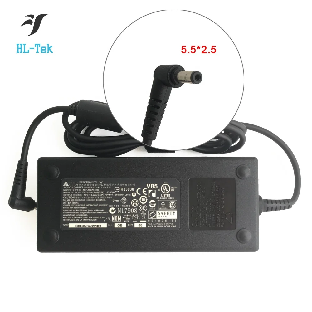 teori Zoologisk have forvirring Wholesale 19V 6.32A 120W AC/DC Adapter ADP-120ZB BB Power Supply for Delta/ Asus/Gateway/MSI Gaming Laptop CX GE GL GP PE Series From m.alibaba.com