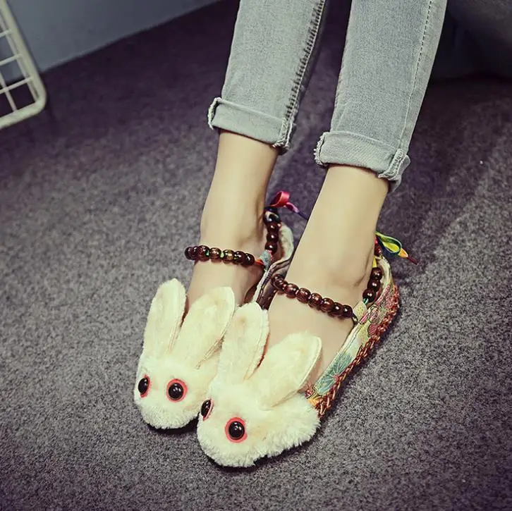 
 Новинка, большие размеры, старые Пекинские тканевые туфли, вышитые бисером, женские ремешки, ретро туфли, оптовая продажа  