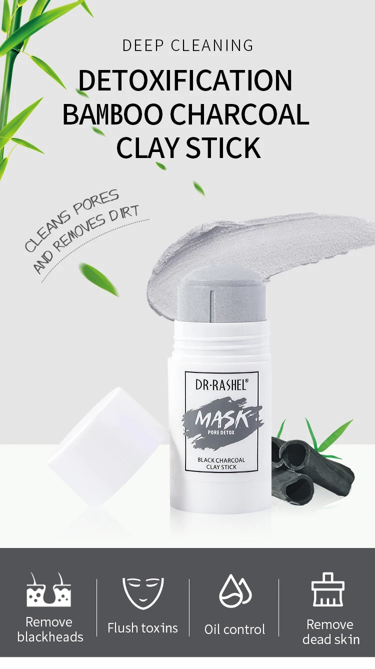 New Coming DR RASHEL Pore Detox Black Charcoal Clay Mask Stick