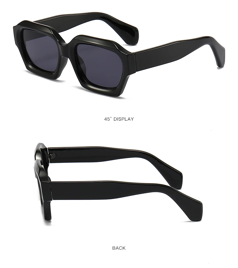 86606 2023 Unique Luxury Thick Frame Sun Glasses High Quality Square ...