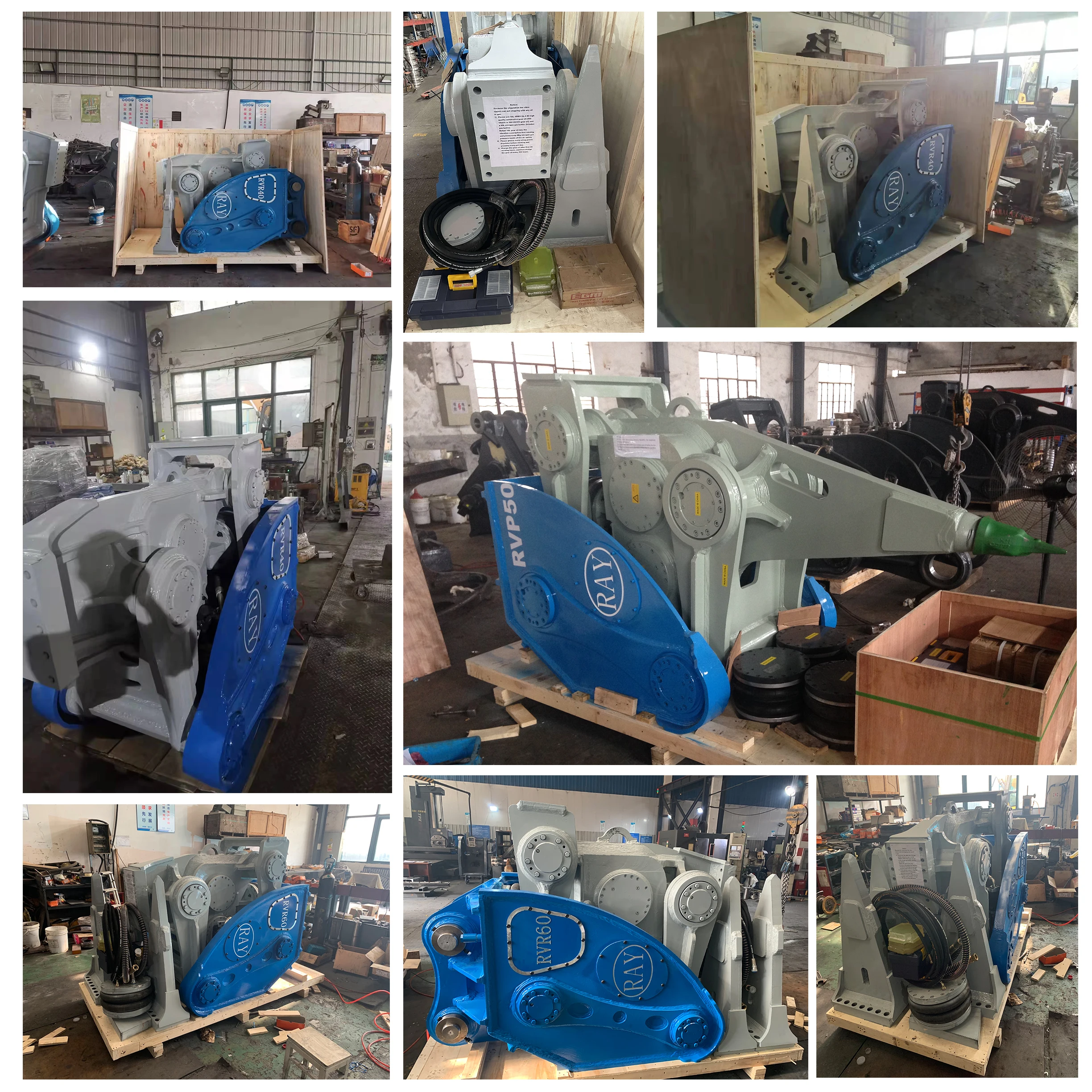RAY Attachments Road Construction 20-30 Ton Excavator Rock Vibro Ripper Price for Sale
