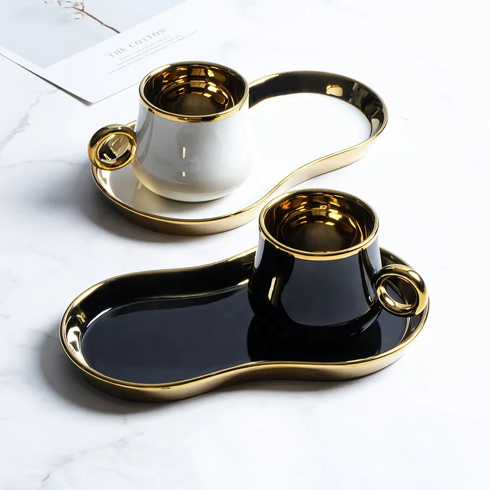 Houstime Wholesale luxury delicate porcelain coffee