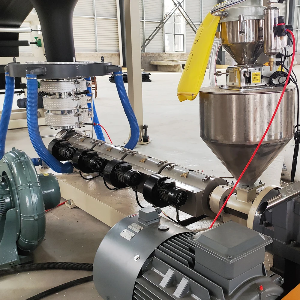 HDPE LDPE Open Folding Single Layer Film Blowing Machine