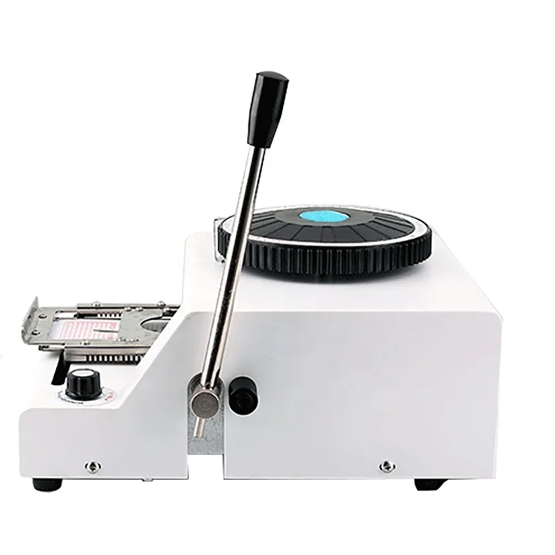 High Quality Table Top PVC Card Making Embosser Punch Machine