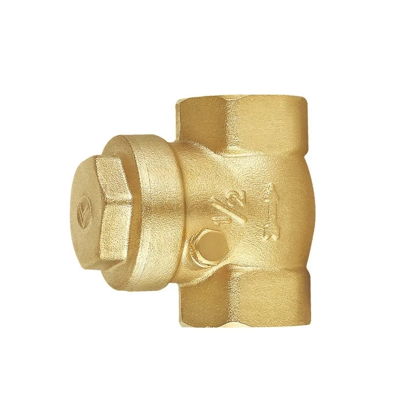 1 1/2 Inch Brass Swing Check Valve Manual Disc Screwed Non-Return One Way for Water Gas Oil details