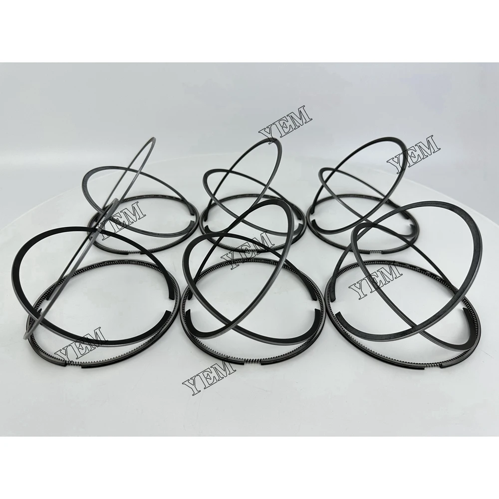 For Komatsu 6D125 Piston Ring Repair Parts Engine Repair Kit 4