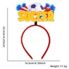 Style de corne de football lettre jaune