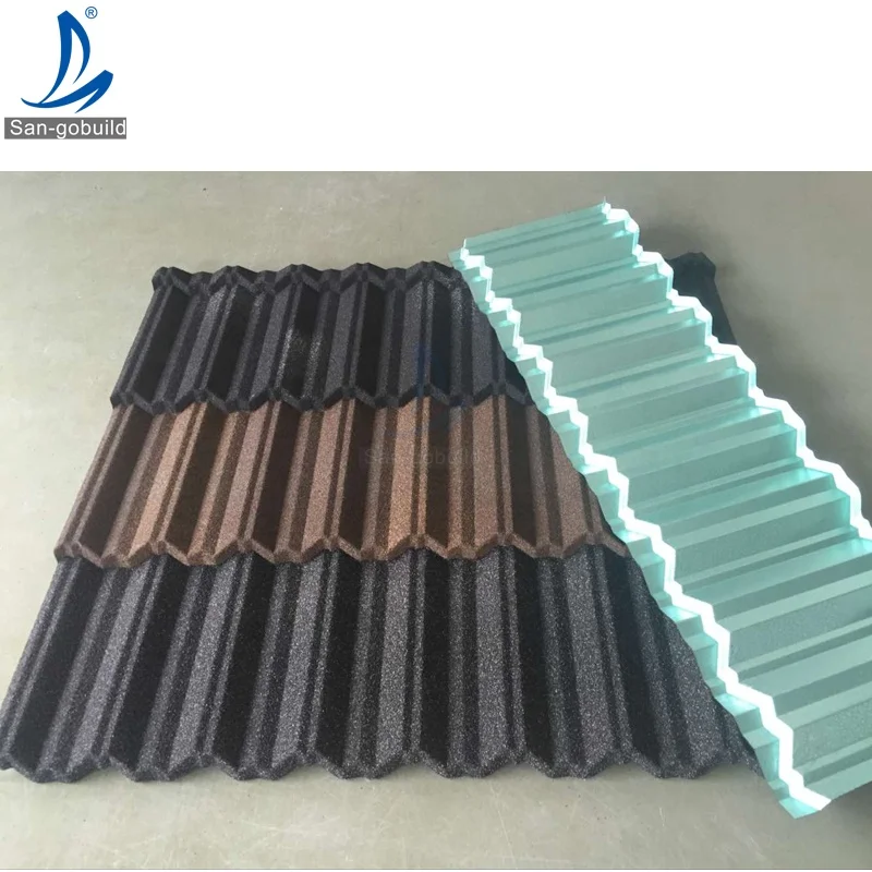 Saudi Arabia Stone Coated Steel Roofing Tile Popular Wholesale Manufacturer Unmatched Safety Coated Roof Tile
