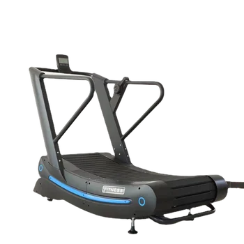 SQ Fitness Non Motorized Commercial Manual Self-generating Curve Air Runner Curved Treadmill