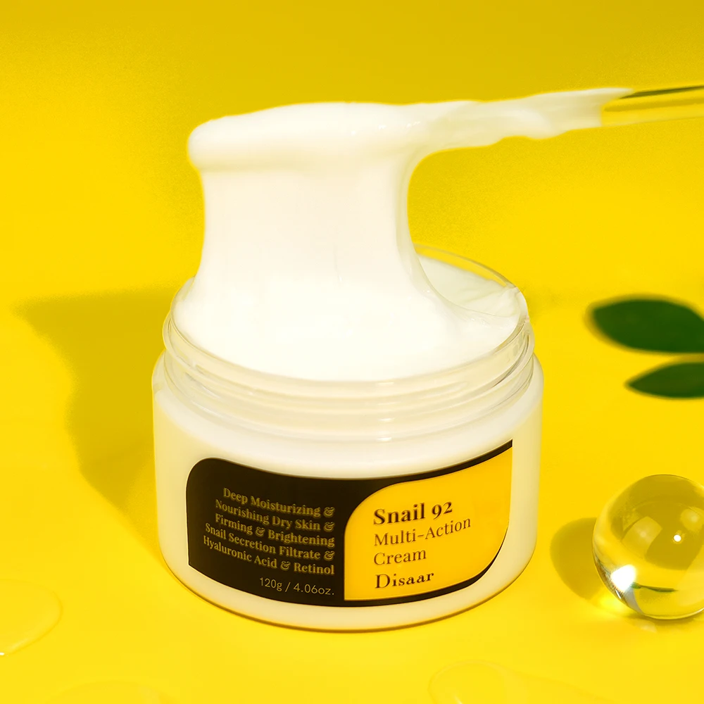 Best Snail Mucin Multi-action Cream Advanced Snail 92 All in One Cream White Repair Facial Moisturizing Cream for Fair Skin