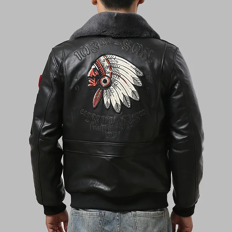 ナ*害様 Skins West ☆本革☆ leather ‘bomber jac Y'2 LEATHERxLAHAINA別注 ワイツーレザー【SPR-45】【SHEEP