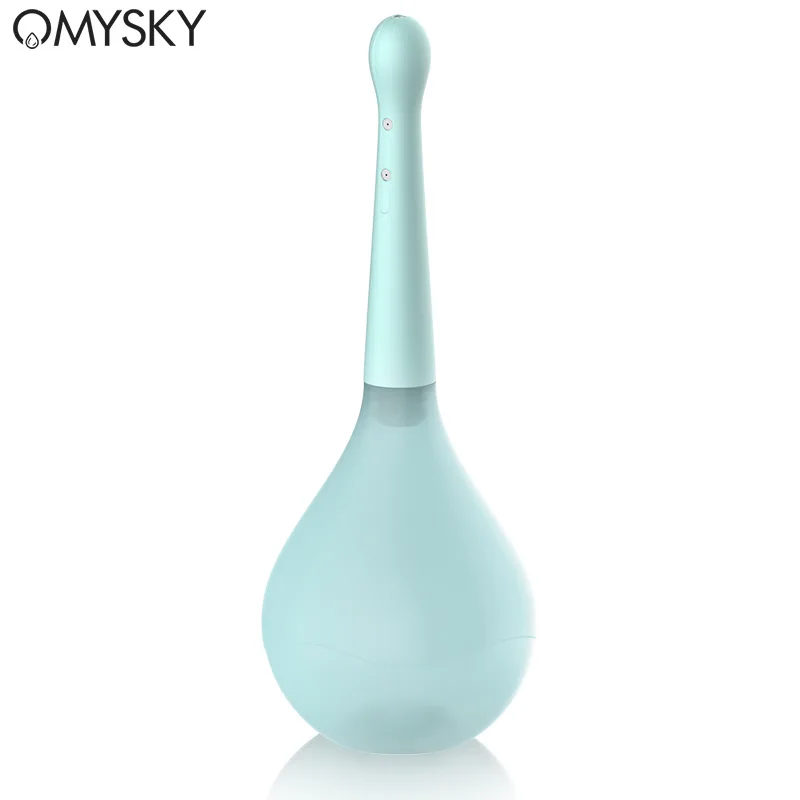 New 5 Holes Anal Douche Vaginal Anus Cleaner Enema Bulb Anal Ball sex toy Shower head for women Personal Care Cleaning Tool