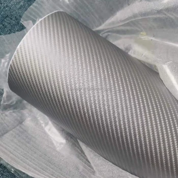 Factory wholesale Self-ahesive PVC Car Vinyl Wrap 4D Carbon Fiber Film