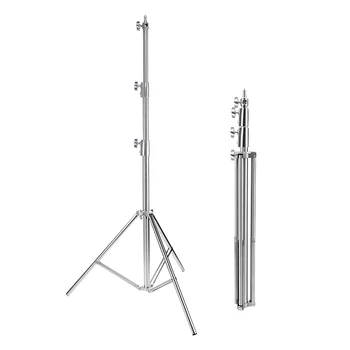 Heavy Duty 2M Stainless Steel Tripod Softbox Video Flash Umbrellas Reflector Lighting for Photo Studio