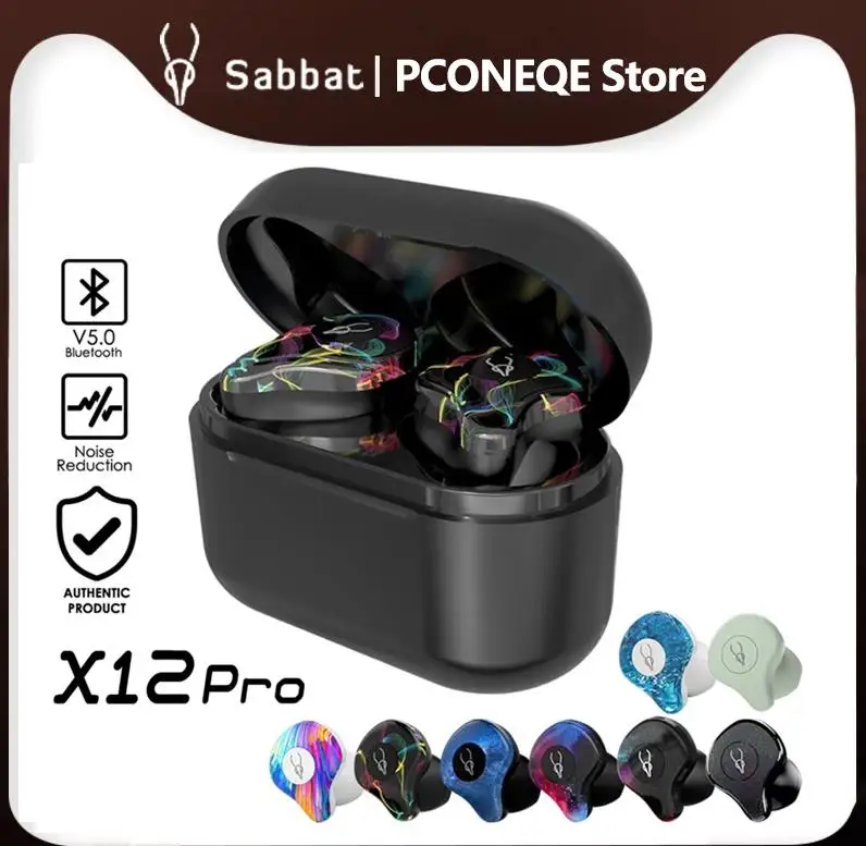 Sabbat X12 PRO 3D クリアサウンド トゥルーワイヤレスイヤホン Blutooth 5.2 TWS ステレオイヤホン マイク内蔵 充電ケ 送料無料 Sabbat X12pro 正規 ワイヤレスイヤホン Bluetooth Ver.5.2