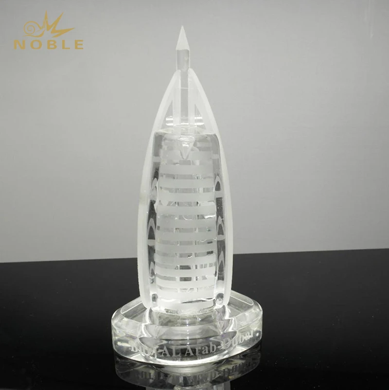 Customized Burj Al Arab Crystal Replica Souvenir | Dubai