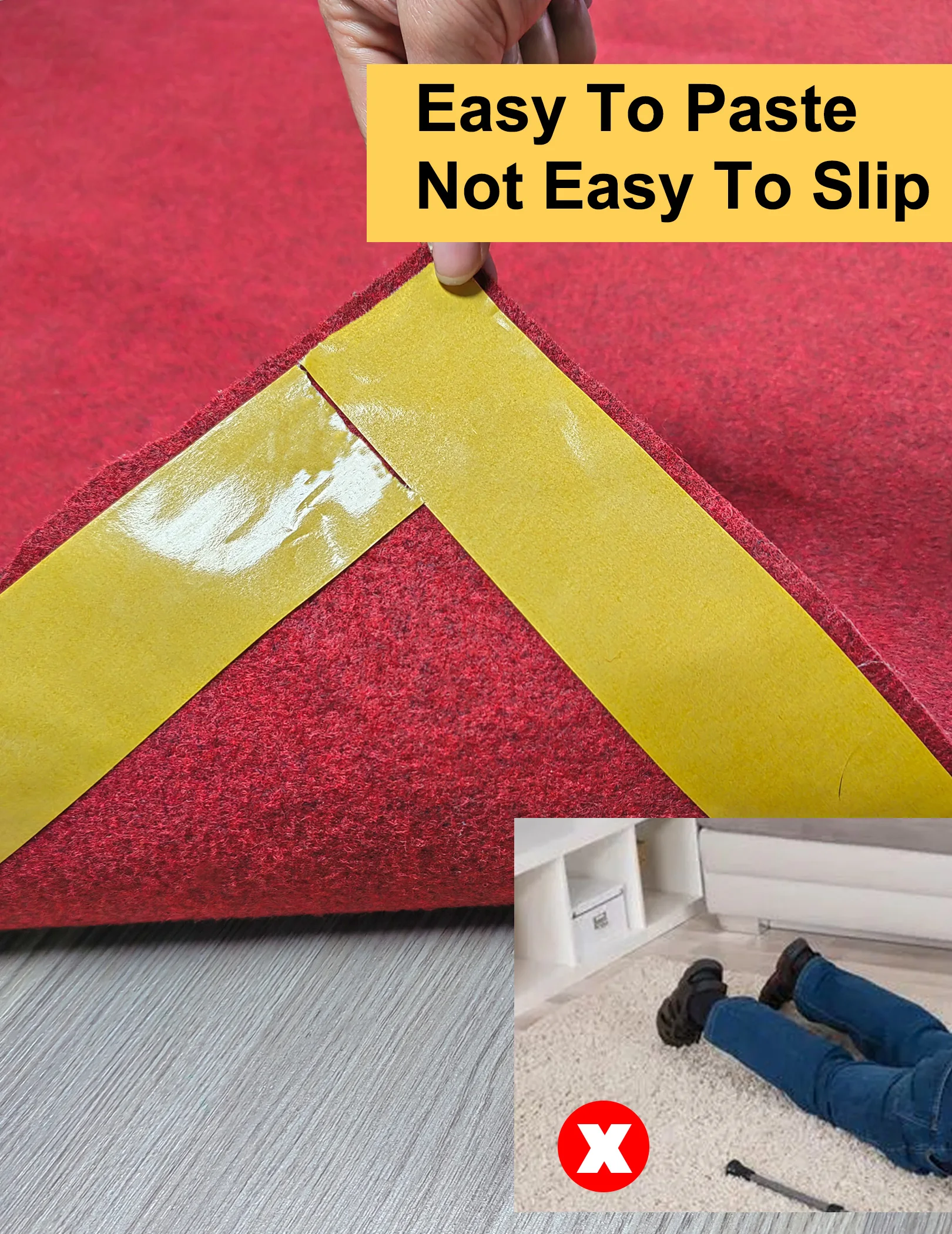 Double Sided Carpet Tape - High Viscosity & Removable
