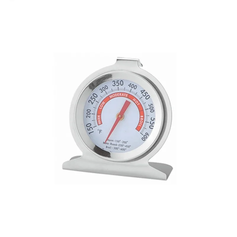 Oven Thermometer Stainless Steel Dial Oven Thermometer With Hook And