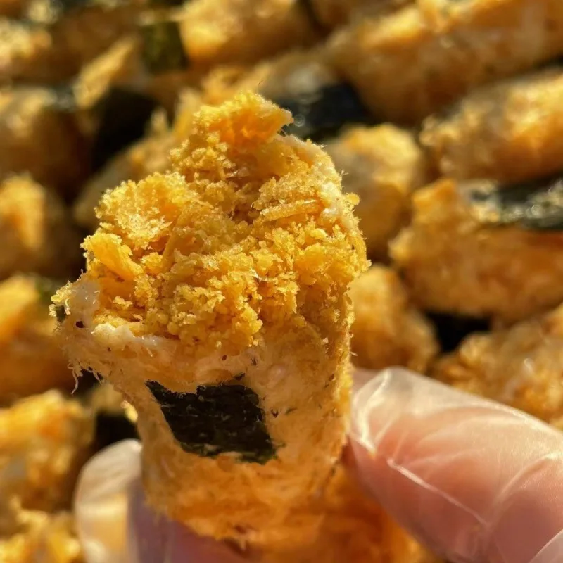 Вкусные портативные повседневные закуски матовая хрустящая выпечка ручной работы суфле из мясной